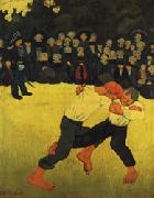 Paul Serusier Breton Wrestling china oil painting reproduction